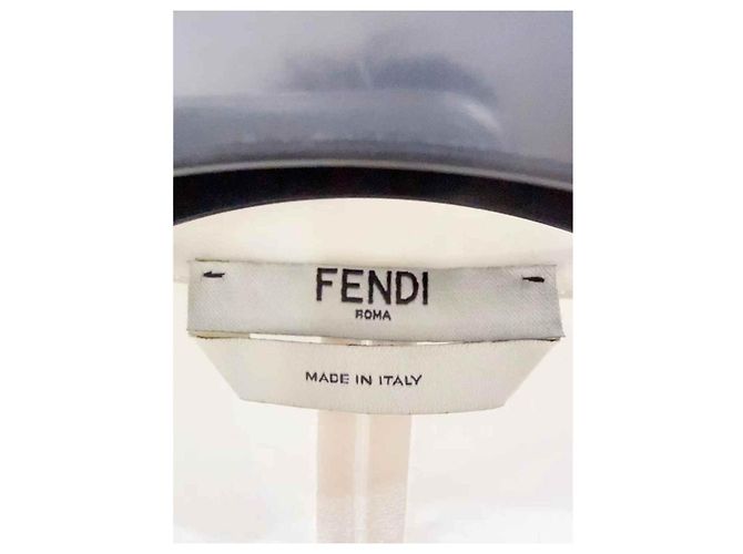 Fendi Kleid Weiß Baumwolle - Ansicht 3