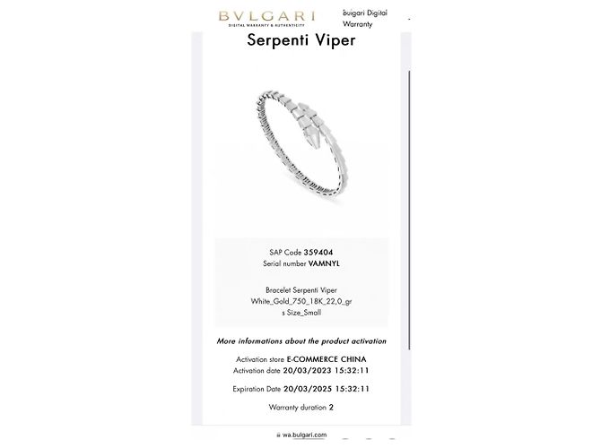 Bulgari Bracciali Bvlgari Serpenti Viper Multicolore - vista 5