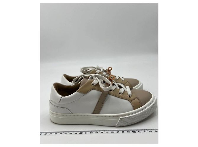 Hermès Day Sneaker Leder Khaki - Ansicht 4