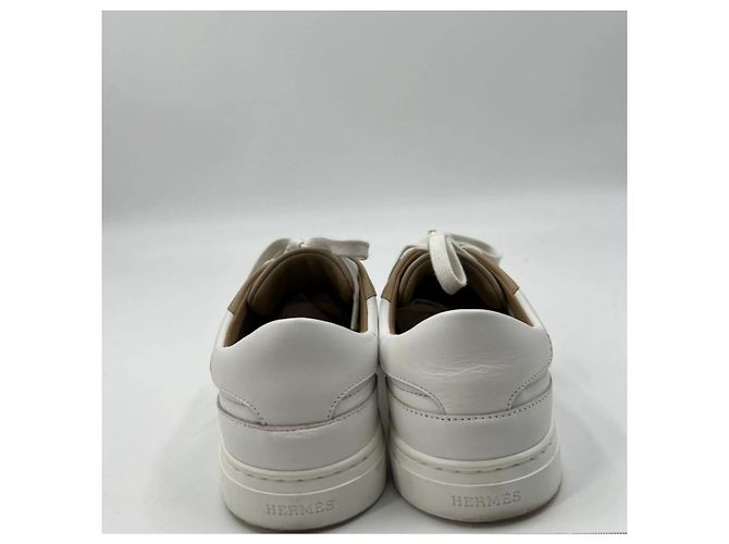 Hermès Day Sneaker Leder Khaki - Ansicht 5
