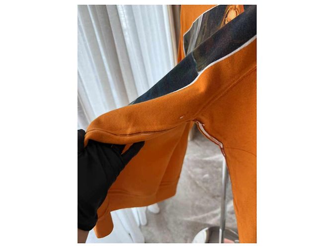 Pull Gucci en coton orange - vue 4