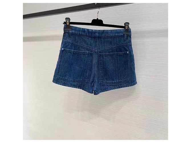 Chanel Shorts aus Baumwolle Damen Größe 36 Mehrfarben - Ansicht 2