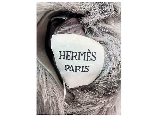 Abrigo de piel Hermès Talla 36 Multicolor - vista 4