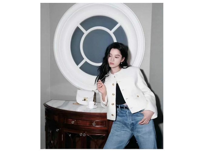 Céline Wolljacke Damen Größe 40 Mehrfarben - Ansicht 4