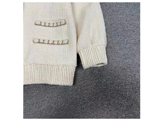 Abrigo Chanel de lana mujer talla 38 Multicolor - vista 2