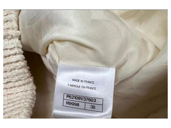 Abrigo Chanel de lana mujer talla 38 Multicolor - vista 3