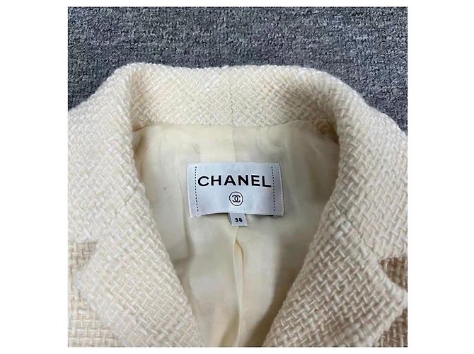 Abrigo Chanel de lana mujer talla 38 Multicolor - vista 4