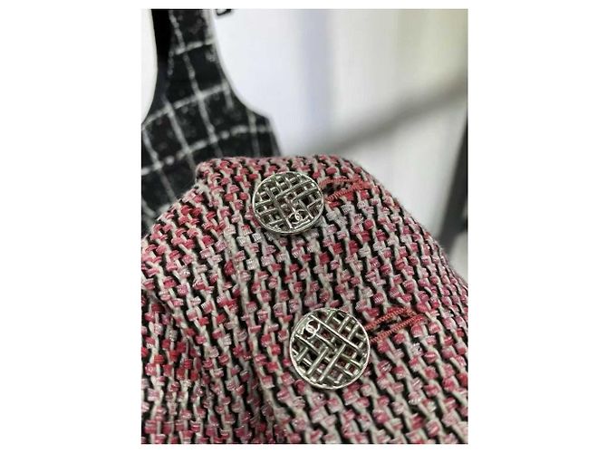 Chanel Kleid aus Tweed Mehrfarben - Ansicht 2