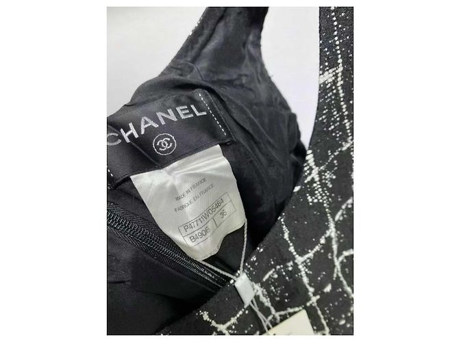 Chanel Kleid aus Tweed Mehrfarben - Ansicht 4
