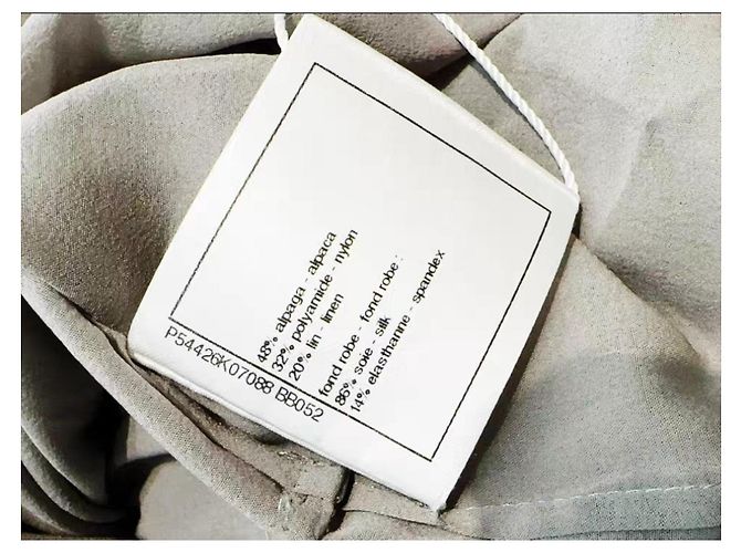 Vestido Chanel de lana gris - vista 6