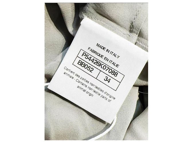 Vestido Chanel de lana gris - vista 7