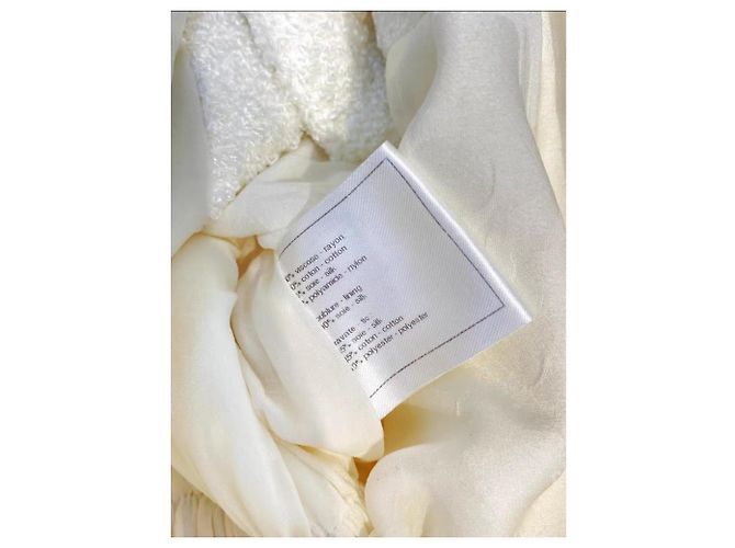 Macacão Chanel Branco de Viscose - vista 4
