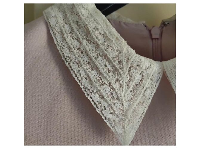 Autre Marque Dior Kleid aus Wolle Rosa Pink - Ansicht 2