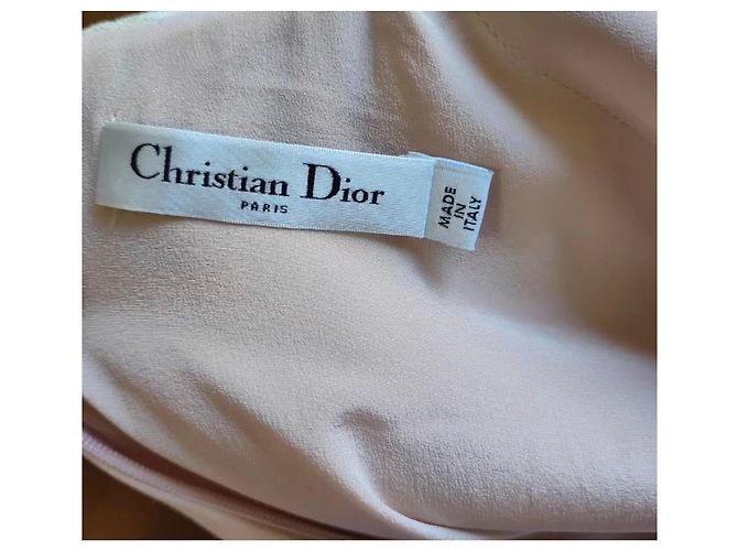 Autre Marque Dior Kleid aus Wolle Rosa Pink - Ansicht 4
