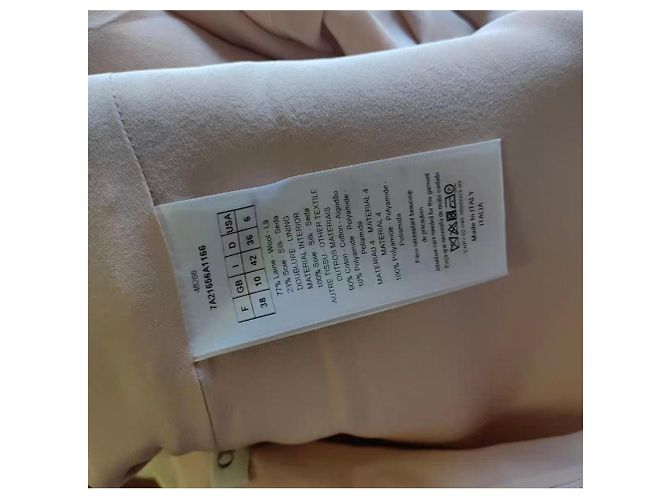 Autre Marque Dior Kleid aus Wolle Rosa Pink - Ansicht 5