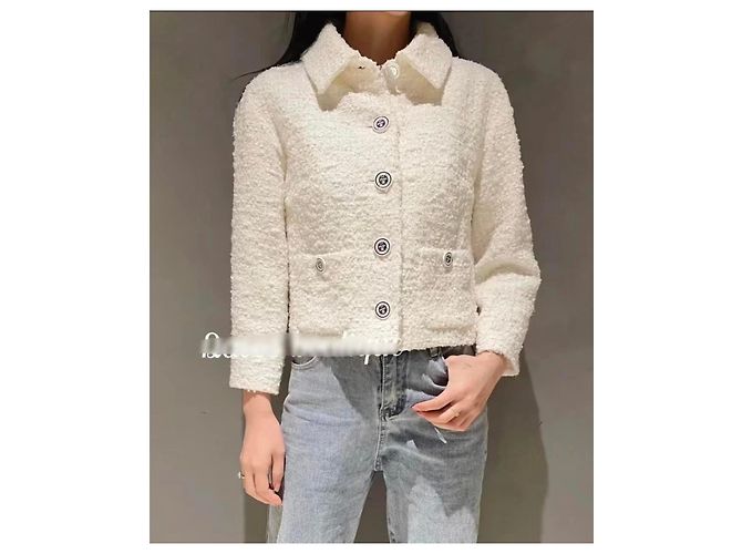 Chanel La Petite Veste Noire Jacken Weiß - Ansicht 7