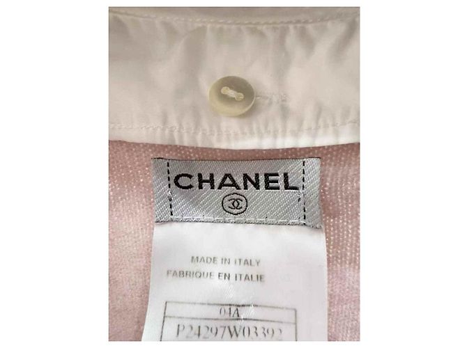 Chanel Strickware aus rosa Kaschmir Pink - Ansicht 3