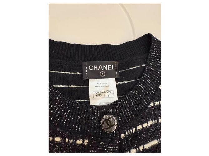Chanel Strickware aus Wolle Damen Größe 36 Mehrfarben - Ansicht 6