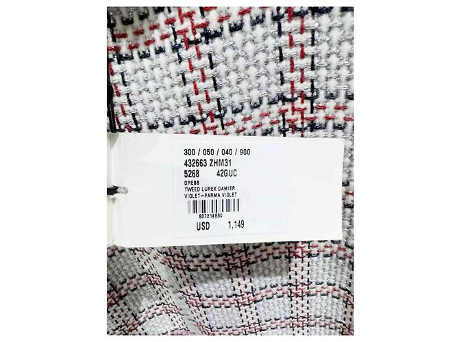 Gucci Tweed Kleid Damen Größe 42 Mehrfarben - Ansicht 2