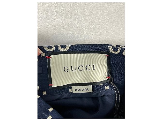 Gucci Hose mit Double G Print weites Bein FR38 - Ansicht 5