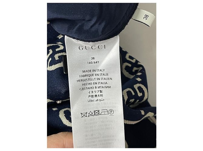 Gucci Hose mit Double G Print weites Bein FR38 - Ansicht 6