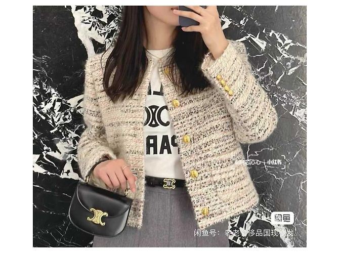 Céline Wolljacke Damen Größe 36 Mehrfarben - Ansicht 6