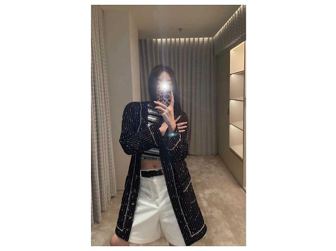 Chanel Cotton Coat Multi Color Size 34 Multiple colors - view 7