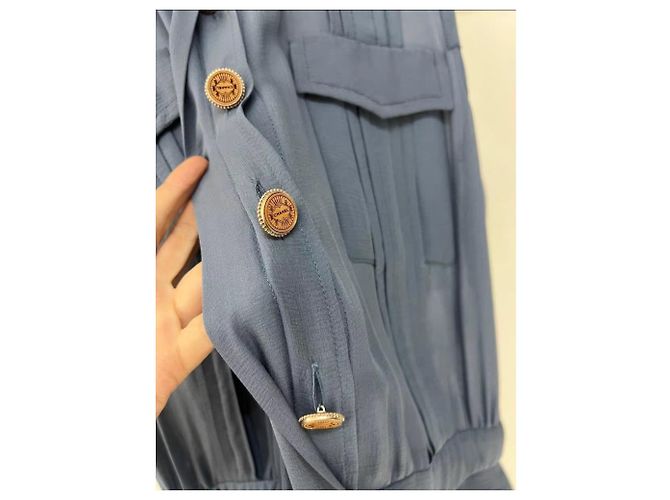 Chanel Kleid aus Seide mehrfarbig Größe 38 Mehrfarben - Ansicht 3