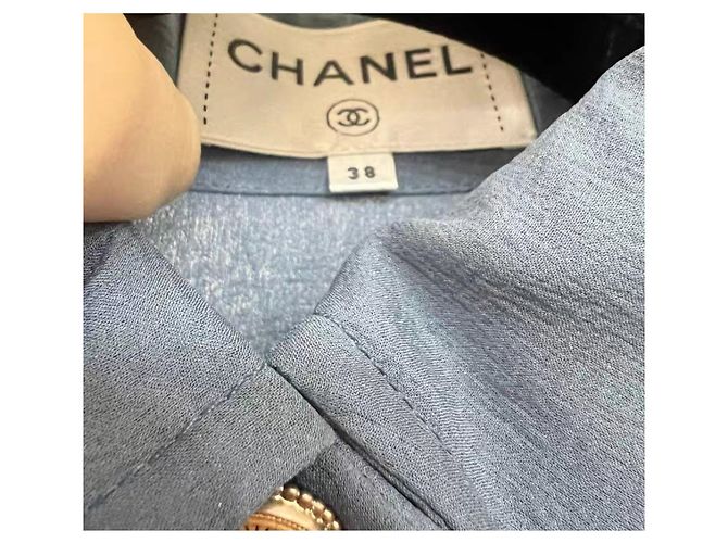 Chanel Kleid aus Seide mehrfarbig Größe 38 Mehrfarben - Ansicht 4