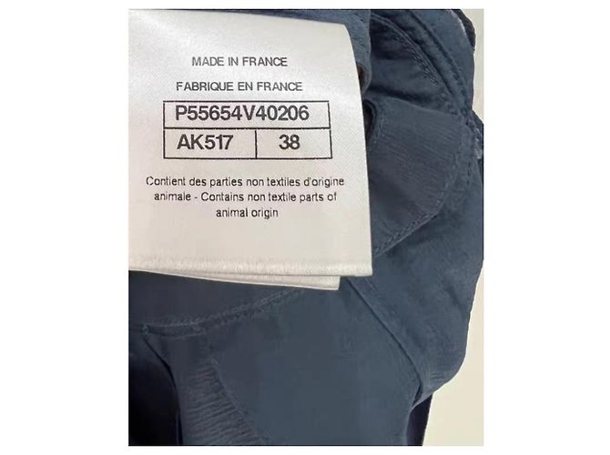 Chanel Kleid aus Seide mehrfarbig Größe 38 Mehrfarben - Ansicht 7