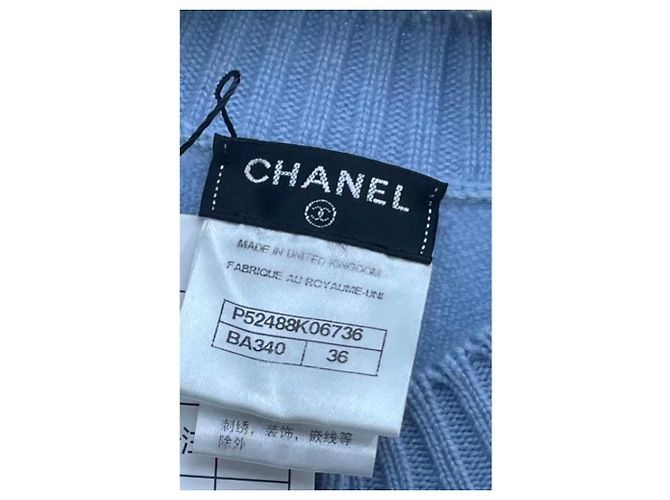 Chanel Kaschmir Strickwaren Damen 36 Mehrfarben - Ansicht 5