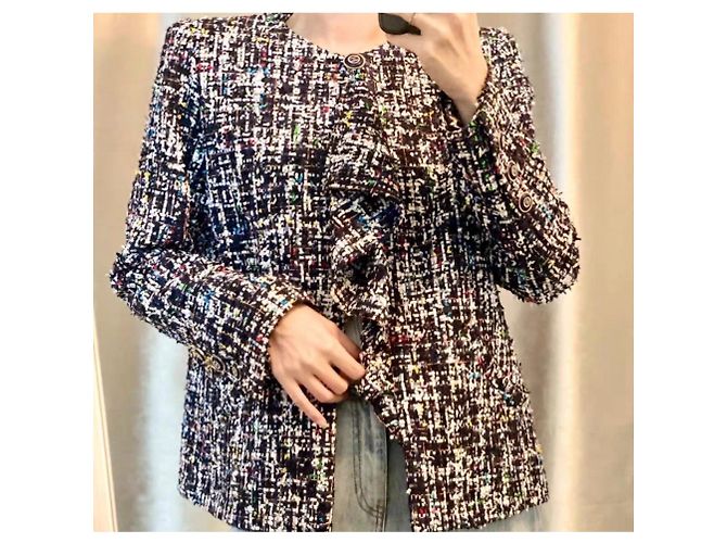 Chaquetas Chanel La Petite Veste Noire Multicolor - vista 5
