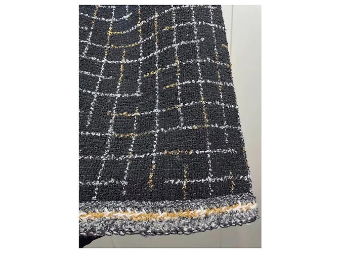 Chanel Tweed Rock Mehrfarbig Größe 36 Mehrfarben - Ansicht 3
