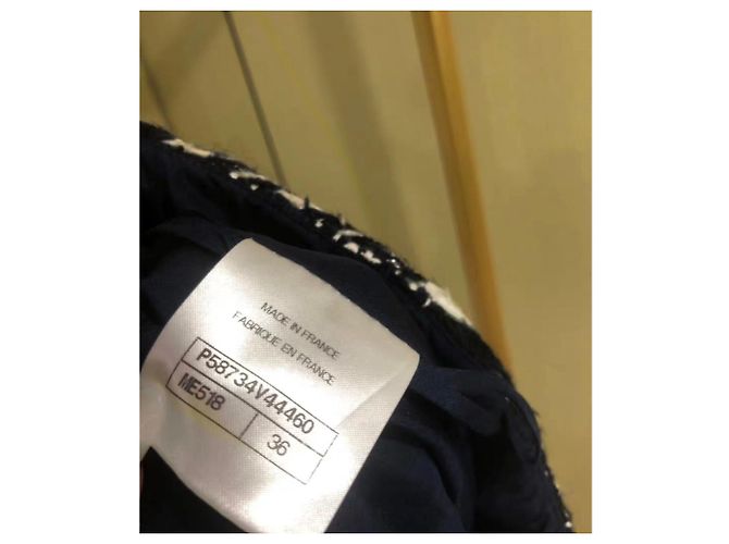 Chanel Tweed Rock Mehrfarbig Größe 36 Mehrfarben - Ansicht 5