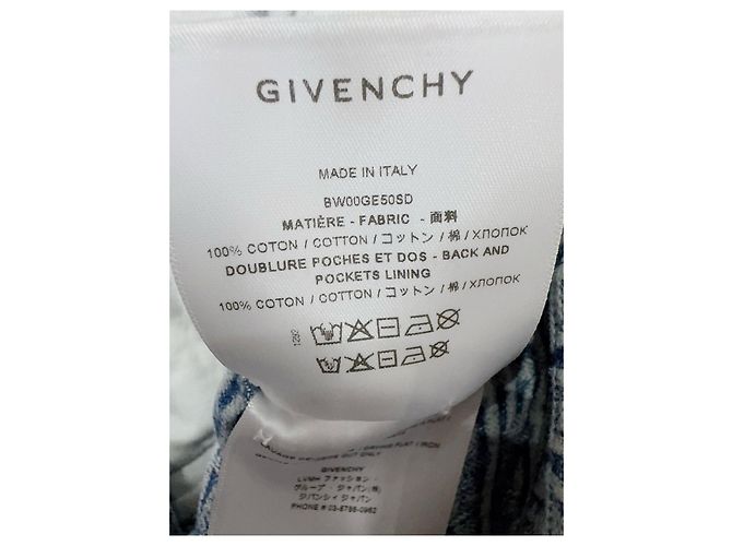 Giacca in denim Givenchy 4G monogramma jacquard Multicolore - vista 6
