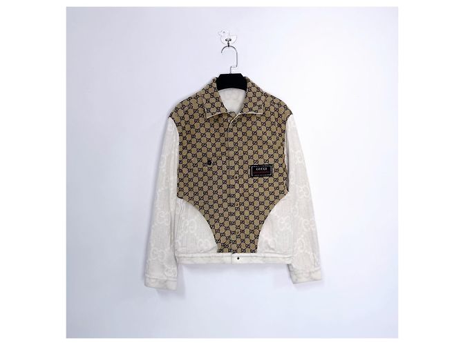 Chaqueta reversible Gucci de algodón Mujer IT44 Multicolor - vista 3