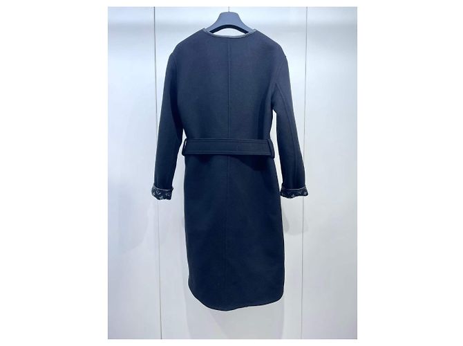 Abrigo Louis Vuitton de lana mujer Talla 36 Multicolor - vista 2