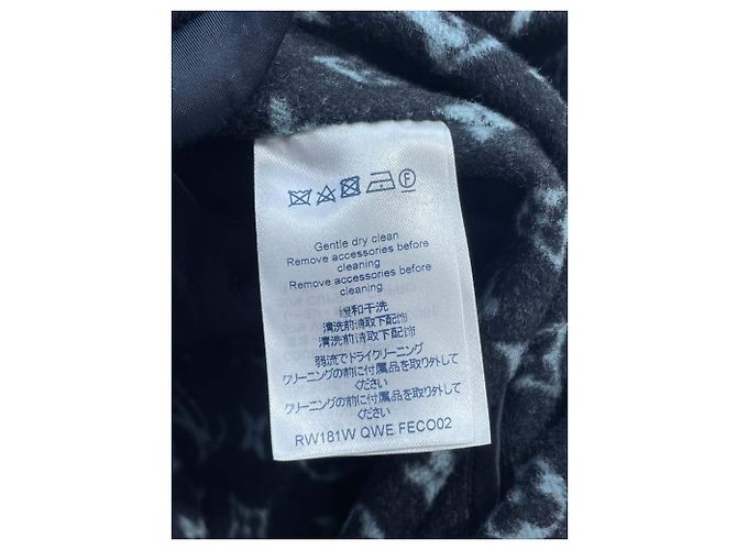 Abrigo Louis Vuitton de lana mujer Talla 36 Multicolor - vista 3