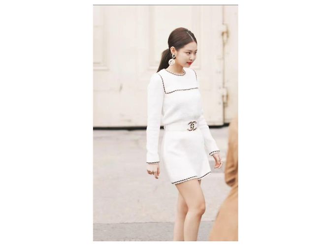Chanel Kleid aus Viskose Mehrfarbig Größe 34 Mehrfarben - Ansicht 6