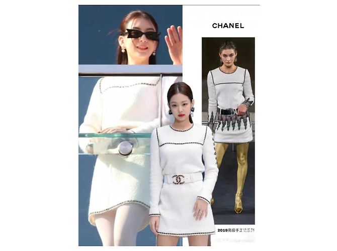 Chanel Kleid aus Viskose Mehrfarbig Größe 34 Mehrfarben - Ansicht 7
