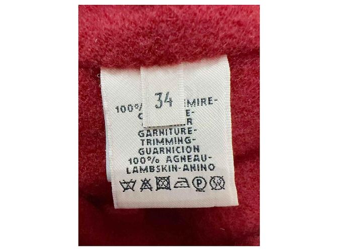 Abrigo Hermès de cachemire mujer talla 34 Multicolor - vista 5