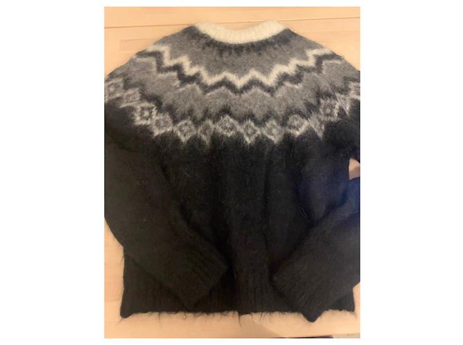Céline Strickjacke aus Wolle Damen XS Mehrfarben - Ansicht 2