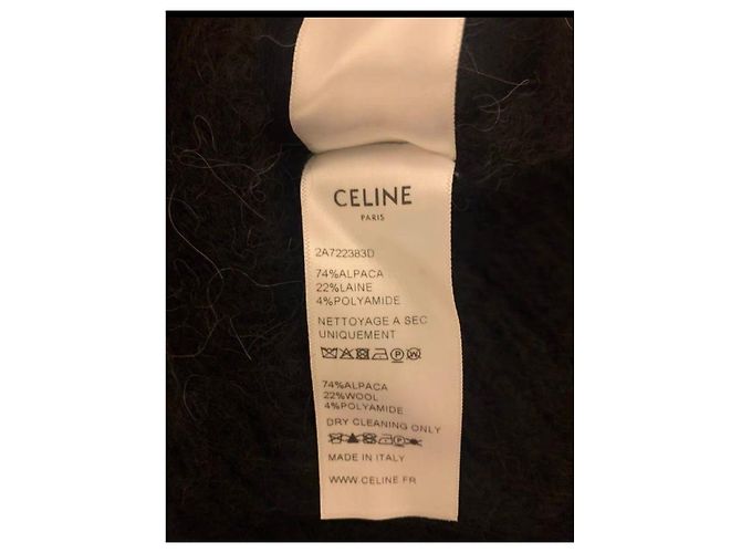 Céline Strickjacke aus Wolle Damen XS Mehrfarben - Ansicht 4