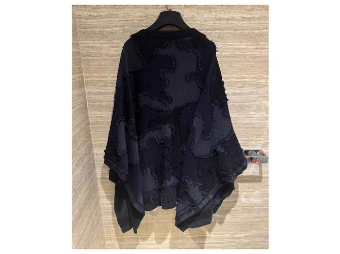Autre Marque Dior Strickpullover aus Kaschmir Navy Marineblau - Ansicht 2