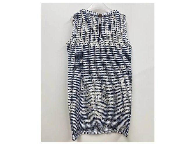 Chanel Kleid Navy Blau Marineblau - Ansicht 2