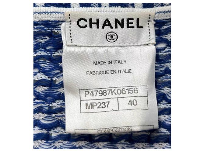 Chanel Kleid Navy Blau Marineblau - Ansicht 5