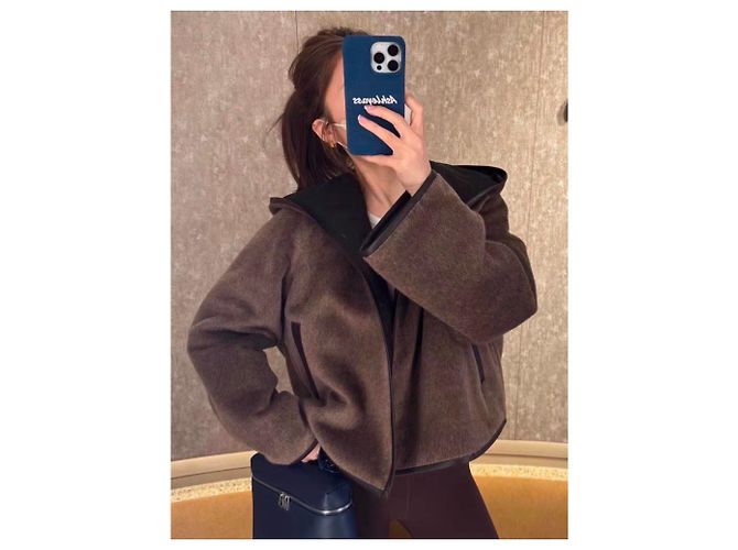 Hermès Wollmantel Damen Größe 34 Mehrfarben - Ansicht 7