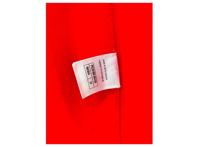 Chanel Strickjacke aus rotem Kaschmir - Ansicht 4