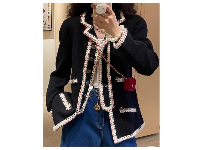 Chaquetas Chanel La Petite Veste Noire Multicolor - vista 7