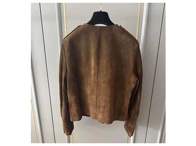 Céline Lederjacke Damen Größe 42 Mehrfarben - Ansicht 2